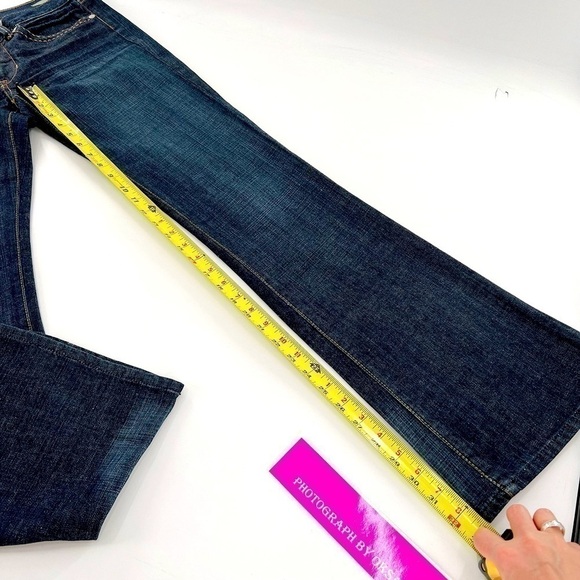 BCBG Max Azria Agnes Boot Cut 100% Cotton Size 27 - Picture 3 of 14